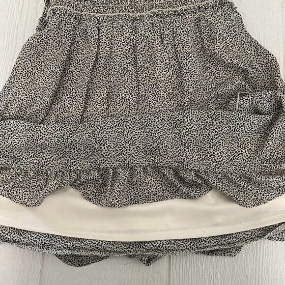 Sienna Sky Women Dress Medium Black Ditsy 90s Y2k Day-Date Picnic Sundress - Picture 10 of 16